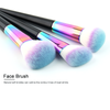 7 Piece Black Rainbow Brush Set
