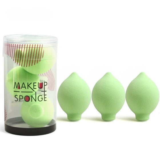 3 Pcs/Box Makeup Sponge Mini Puff Set