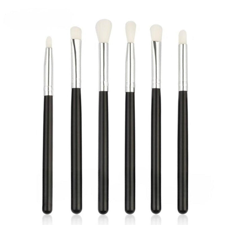 6 Pcs Professional Eye Shadow Brushes Set - Blend and Define Easily
