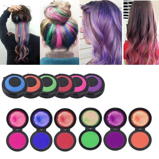 Hair Color Styling Crayons (6Pcs)