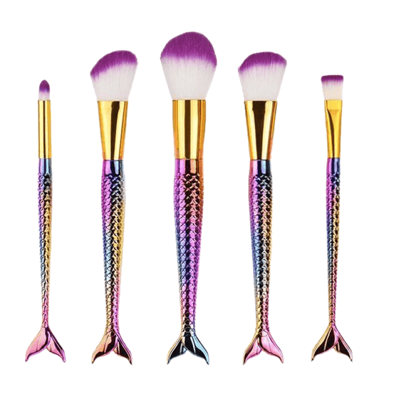 5 Piece I Am Mermaid Brush Set