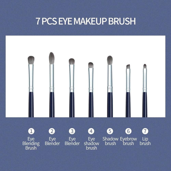 11 Pcs Makeup Brushes Wooden Handle