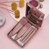 5 Pcs Brushes Set With Mirror