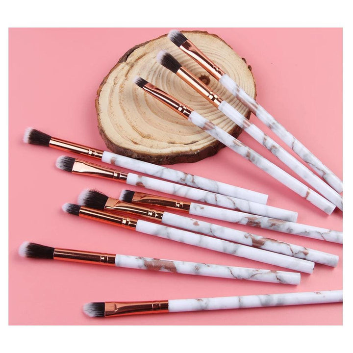 7/10 Pcs Marbling Makeup Brushes Set – Soft and Blending Brushes