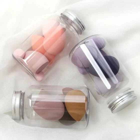 7 Pcs Makeup Sponge with Storage Box