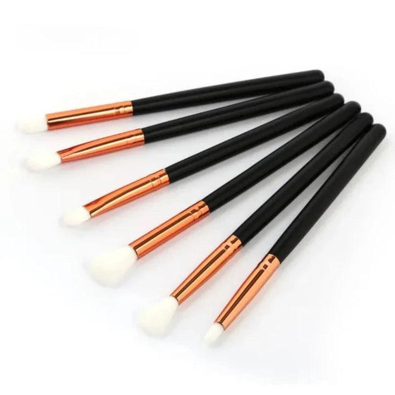 6/10 Pcs Set of Makeup Brushes With Bag