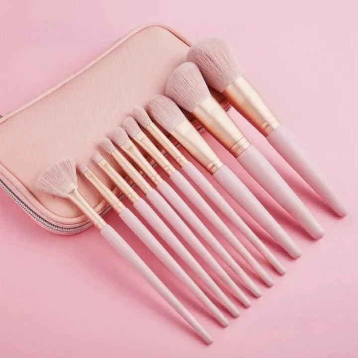 10/11/15 Pcs  Makeup Brush Set – Soft Bristle Brushes