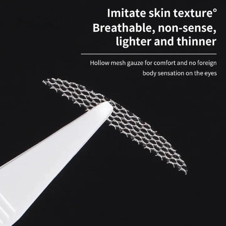 Adhesive Eyelid Sticker - Lace Eyelid Stripe Makeup Sticker Set