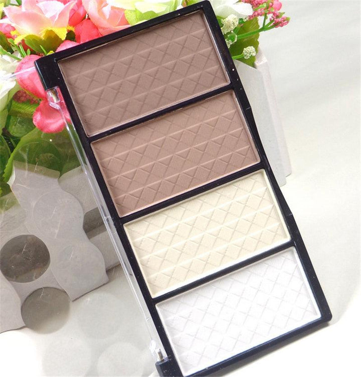 4-Color Contour Highlight Contour Palette Shading Powder Bronzer