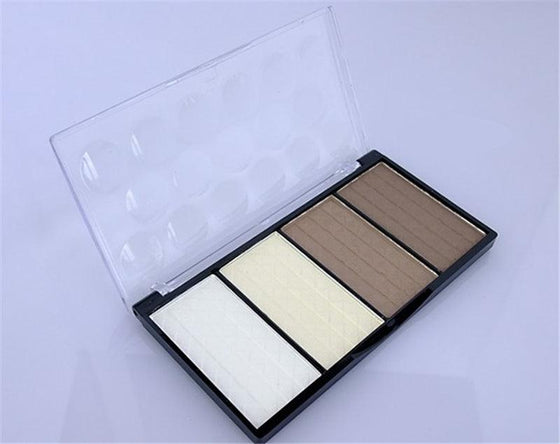 4 Colors Highlight Contour Shading Powder Bronzer