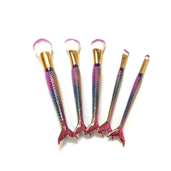 5 Piece I Am Mermaid Brush Set