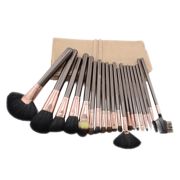 24 Piece Makeup Brush Set – Complete Face and Eye Coverage