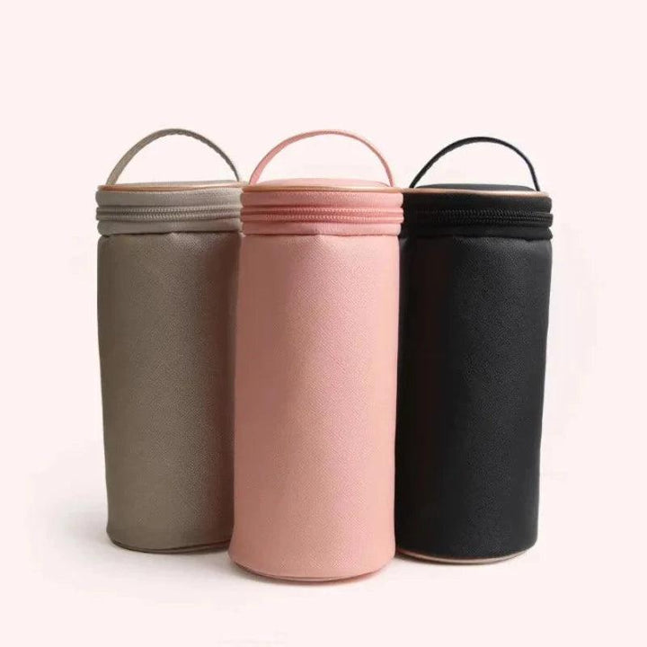 PU Leather Travel Makeup Brush Holder