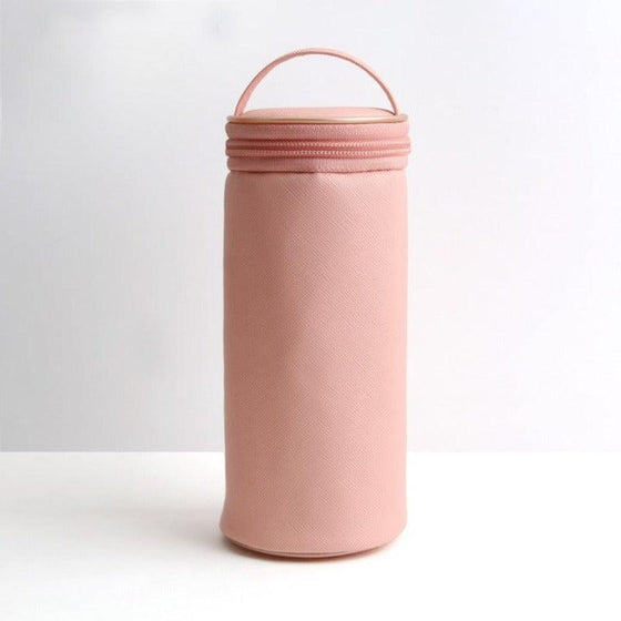 PU Leather Travel Makeup Brush Holder
