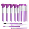 15 Pcs Neon Makeup Brush Set