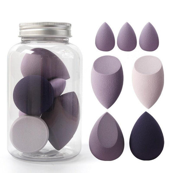 7 Pcs Makeup Sponge with Storage Box