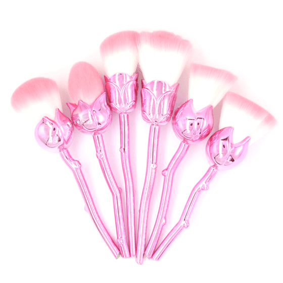 6 Piece Rosette Brush Set