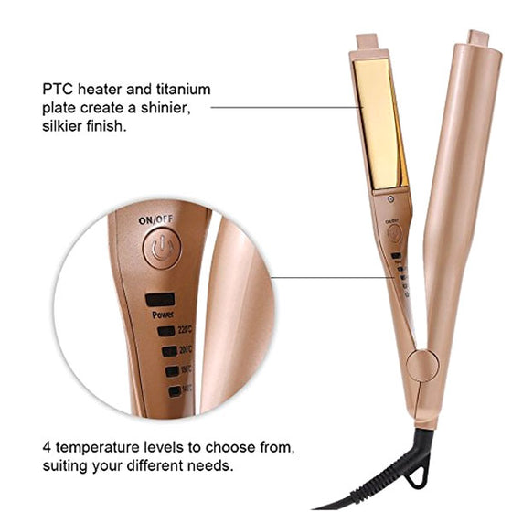 Pro 2-in-1 Hair Curling and Straightener