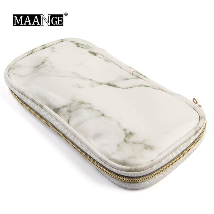 Marbling PU Leather Makeup Bag – Stylish And Functional Organizer