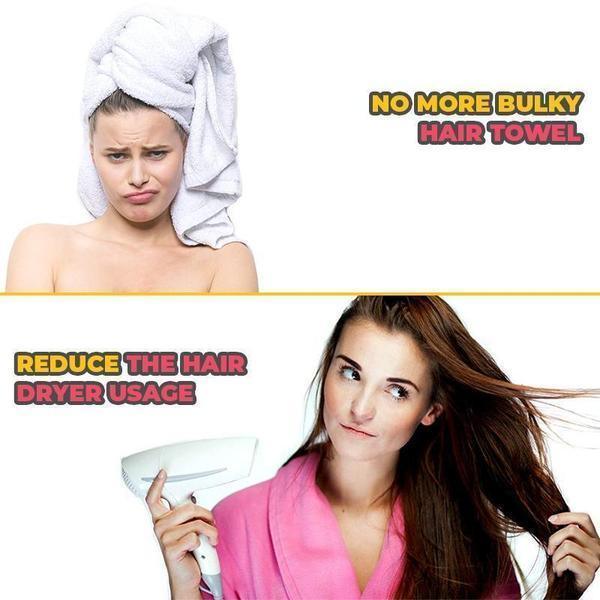Rapid Drying Hair Towel – The Softer Safer Way to Dry Your Hair