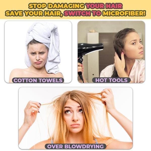 Rapid Drying Hair Towel – The Softer Safer Way to Dry Your Hair