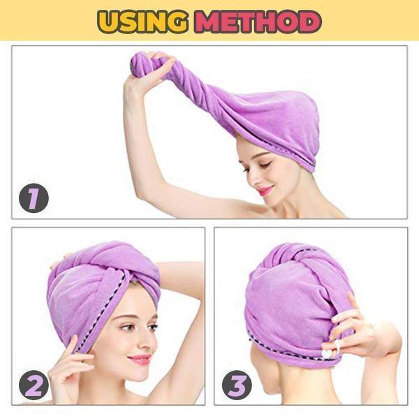 Rapid Drying Hair Towel – The Softer Safer Way to Dry Your Hair