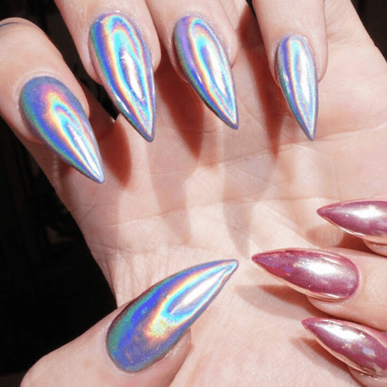 Holographic Unicorn Nail Powder