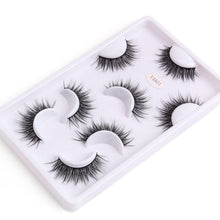  4 Pairs 10-25mm Mink Eyelashes