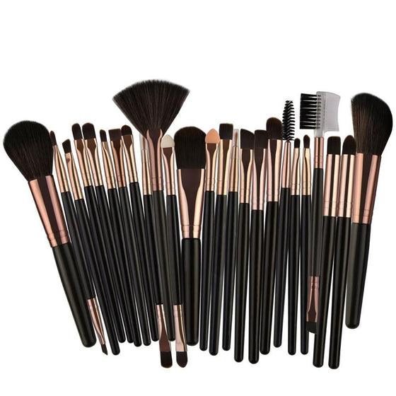 25 Pcs Makeup Brushes Set Kit