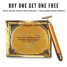  Anti-Aging Pulse Face Roller + Collagen Mask Bundle