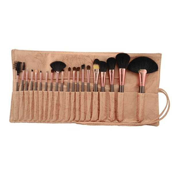 24 Piece Makeup Brush Set – Complete Face and Eye Coverage