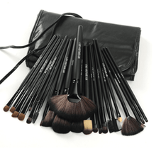  24 Piece Jet Black Brush Set