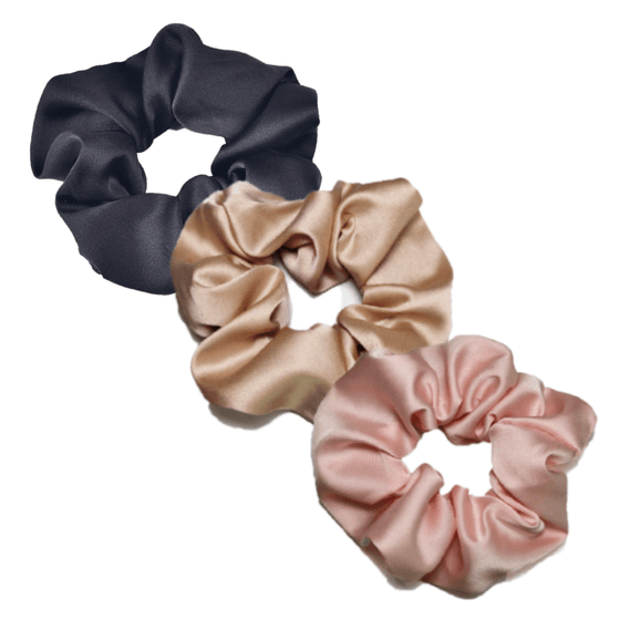 Set of 3 Silk Scrunchies