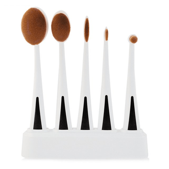 5 Piece Galaxy Oval Brush Set