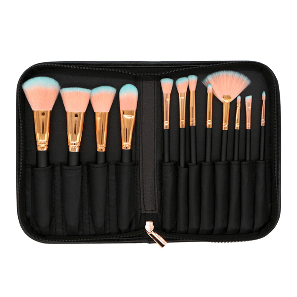 Gold Brush Set – 12 Piece Makeup Brushes For Flawless Looks