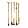 5 Piece Magic Potter Gold Inspired Brush Set