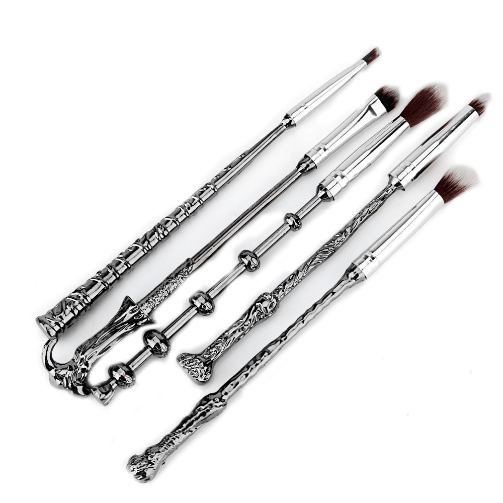 5 Piece Magic Potter Brush Set – Fantasy-Inspired Makeup Brushes