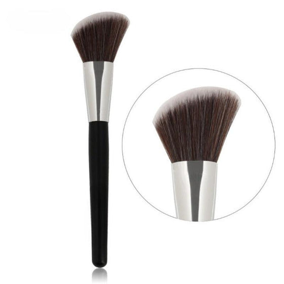 1 Pc Big Angled Top Loose Powder Makeup Brush