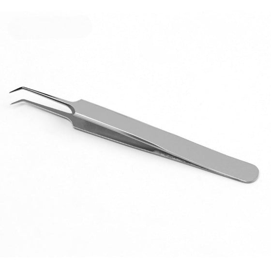 1Pc Blackhead Curved Needle Tweezer