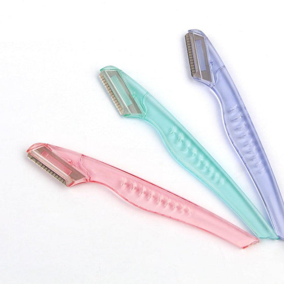 3 Pcs/Pack Colorful Eyebrow Razors