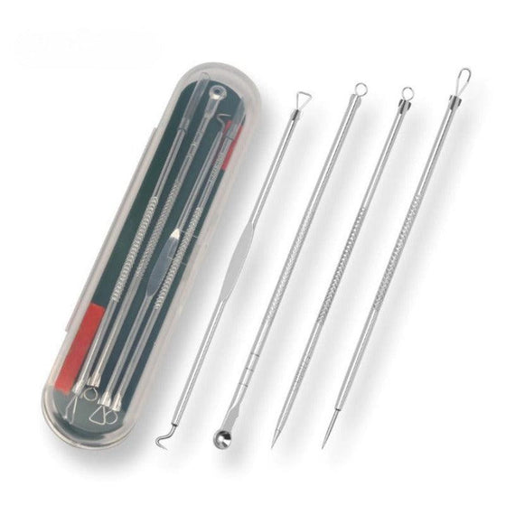 4 Pcs/Set Stainless Steel Cosmetic Tool Kit