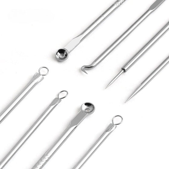 4 Pcs/Set Stainless Steel Cosmetic Tool Kit