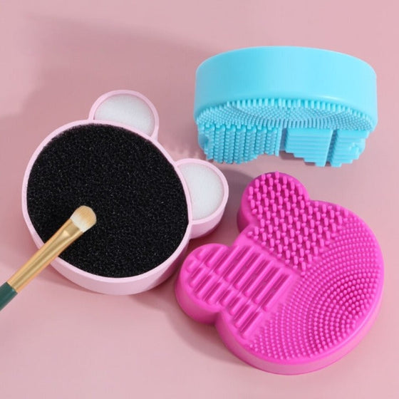 Bear Makeup Brush Cleaner Box