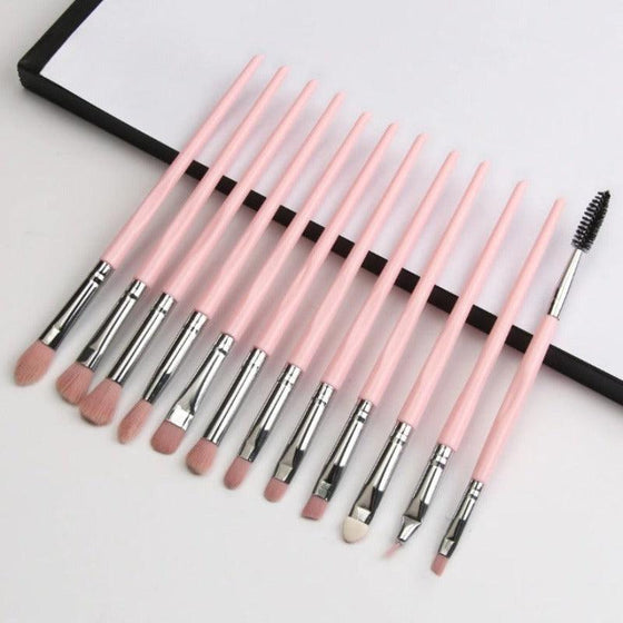 12 Pcs Professional Makeup Brush Set