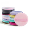 Professional 6 Pcs Colorful Round Shape Facial Makeup Sponge