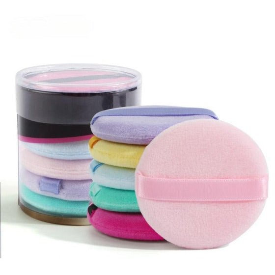Professional 6 Pcs Colorful Round Shape Facial Makeup Sponge