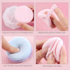 Professional 6 Pcs Colorful Round Shape Facial Makeup Sponge