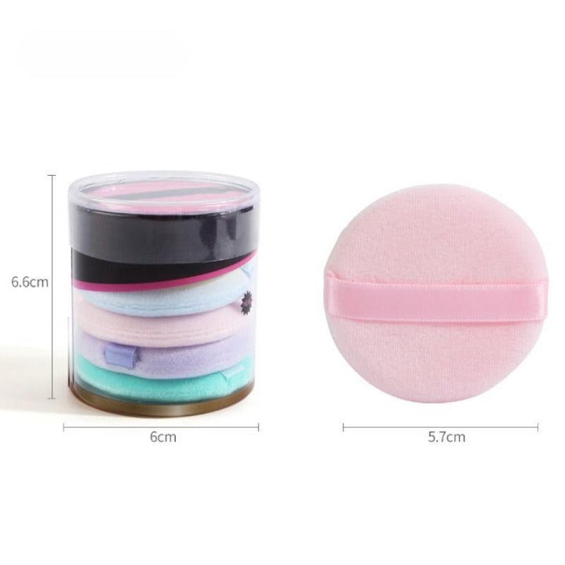 6Pcs Colorful Makeup Sponge - Professional 6-Piece Soft Sponge Puffs