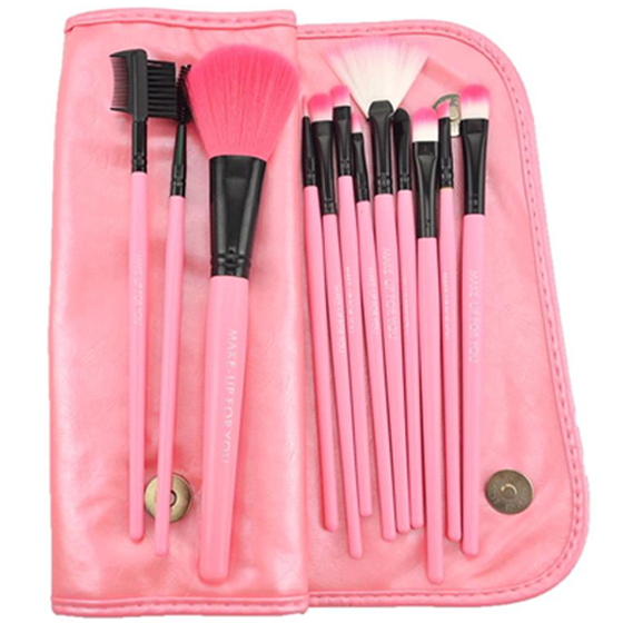 12 Piece Pink Glory Brush Set , Make Up Brush - MyBrushSet, My Make-Up Brush Set
 - 2