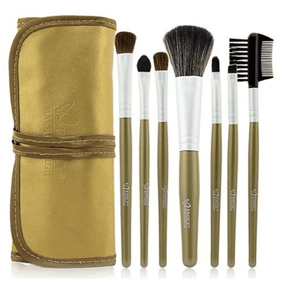 7 Piece Glamour Golden Set - Black Friday Special , Make Up Brush - MyBrushSet, My Make-Up Brush Set
 - 2